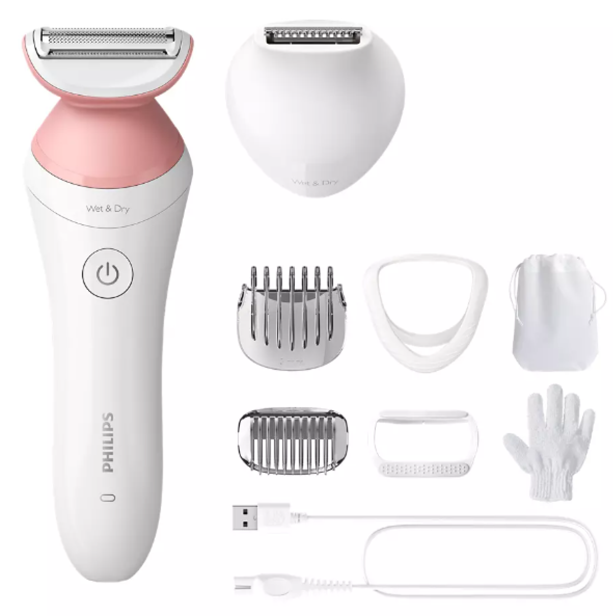 Philips 飛利浦 BRL146/00 Lady Shaver Series 6000 5合1乾濕兩用無線剃毛器